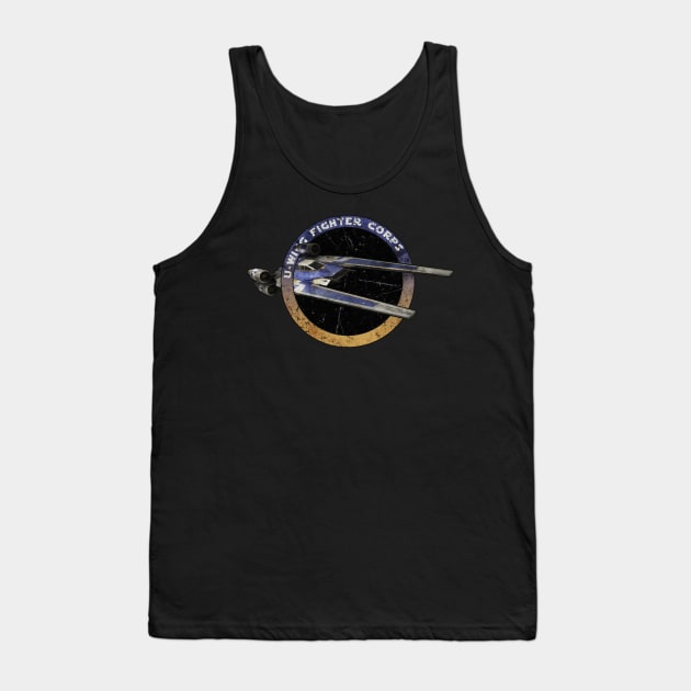 U - WING FIGHTER CORPS PURPLE Tank Top by mamahkian